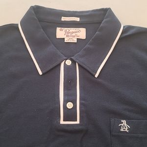 Penguin original blue polo XL